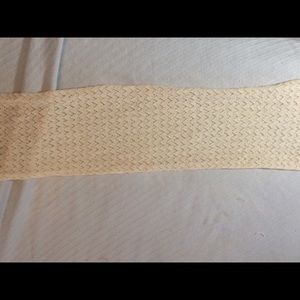 5/$25 Laura Ashley ecru lacy scarf